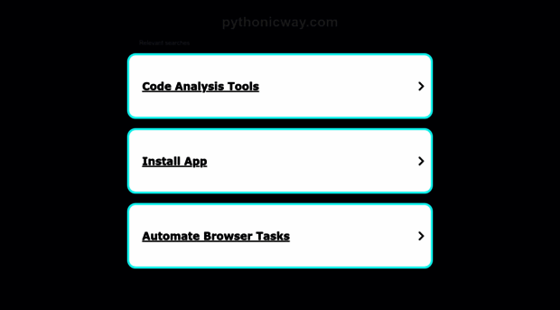 pythonicway.com