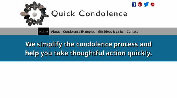 quickcondolence.com