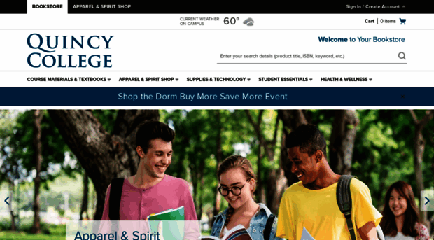 quincycollege.bncollege.com