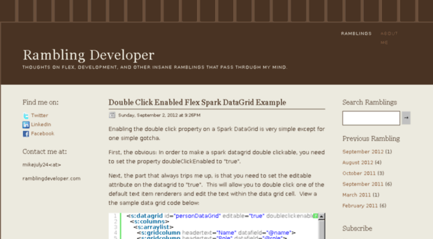 ramblingdeveloper.com