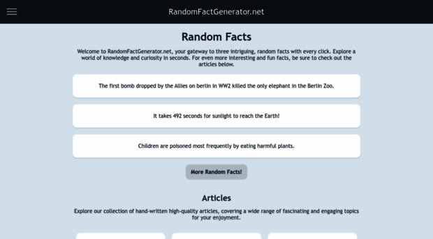 randomfactgenerator.net