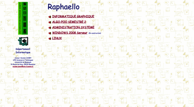 raphaello.univ-fcomte.fr