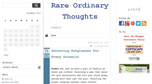 rareordinarythoughts.com