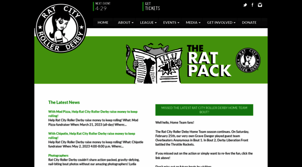 ratcityrollergirls.com