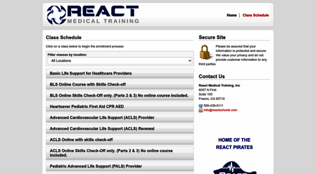 reactschools.enrollware.com