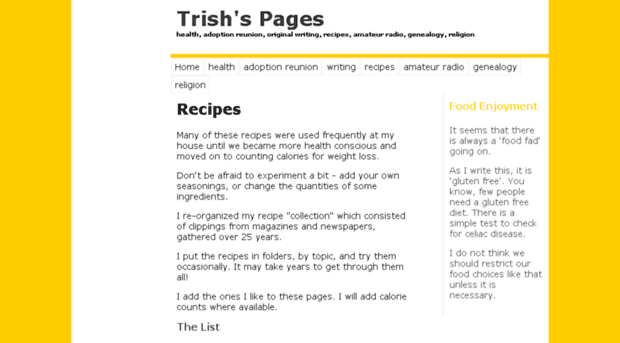 recipes.trishs.net