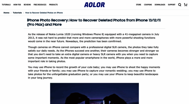 recoverdeletedphotosfromiphone.aolor.com