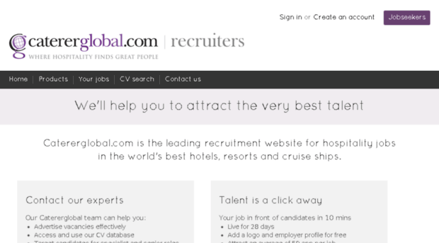 recruiterservices.catererglobal.com
