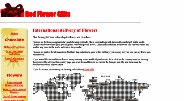 redflowergifts.com