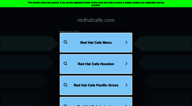 redhatcafe.com