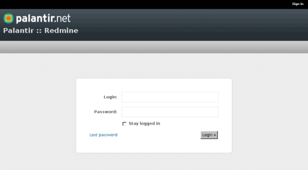 redmine.palantir.net