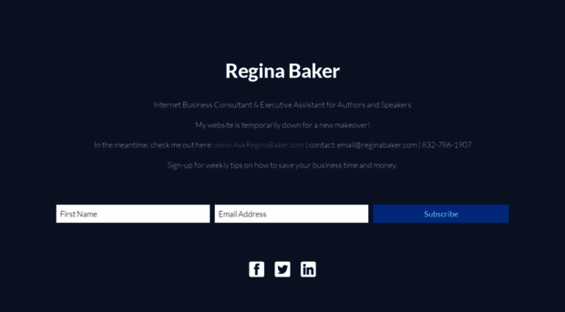 reginabaker.com