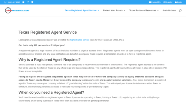 registeredagentintexas.com