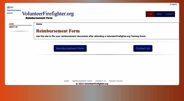 reimbursementform.volunteerfirefighter.org