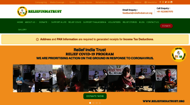 reliefindiatrust.org