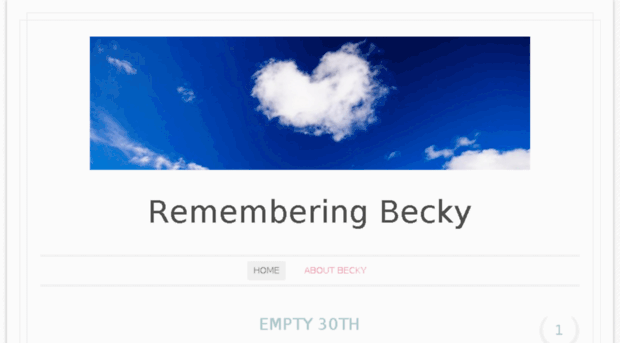 rememberingbecky.com