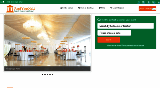 rentyourhall.com