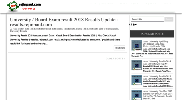 results.rejinpaul.com