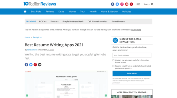 resume-writing-software-review.toptenreviews.com