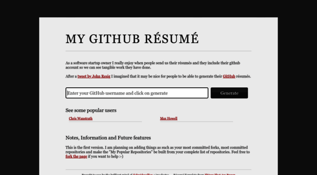 resume.github.io