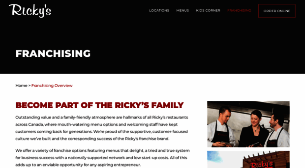 rickysfranchise.com