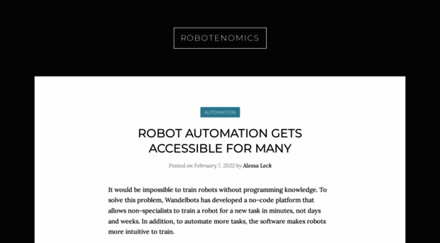 robotenomics.com