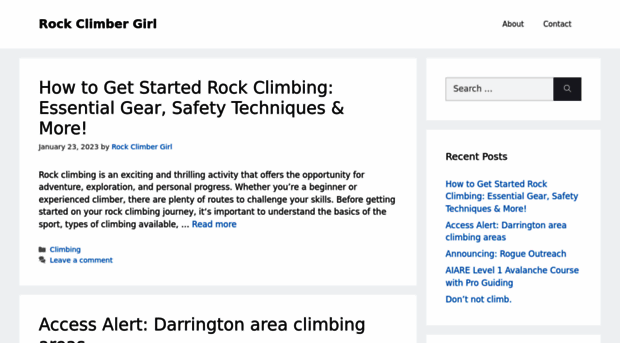 rockclimbergirl.com