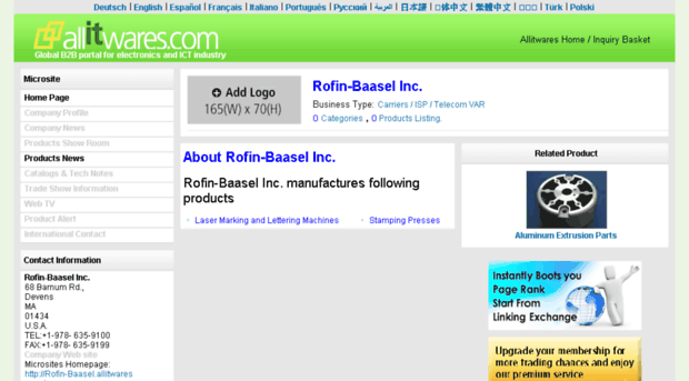 rofin-baasel.allitwares.com