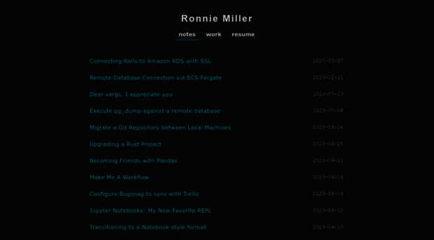 ronniemiller.com