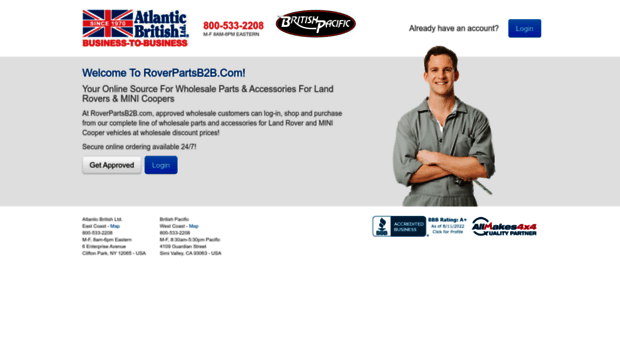 roverpartsb2b.com
