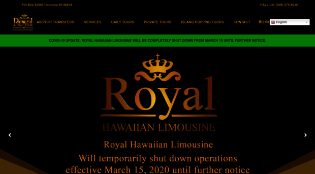 royalhawaiianlimousine.com