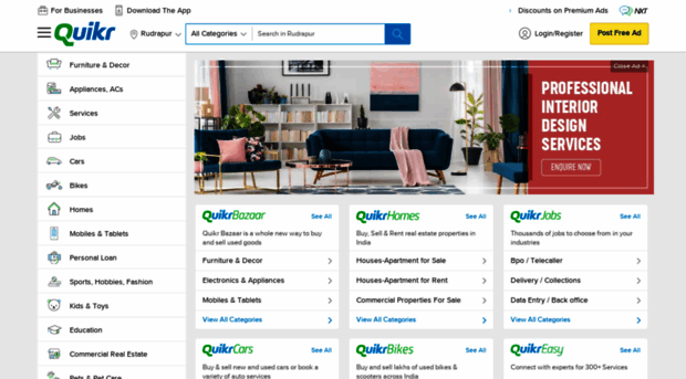 rudrapur.quikr.com