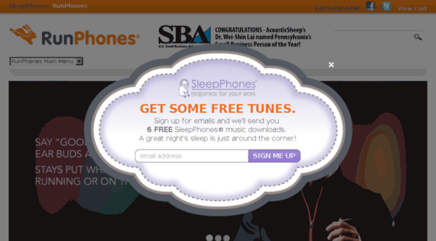 runphones.sleepphones.com
