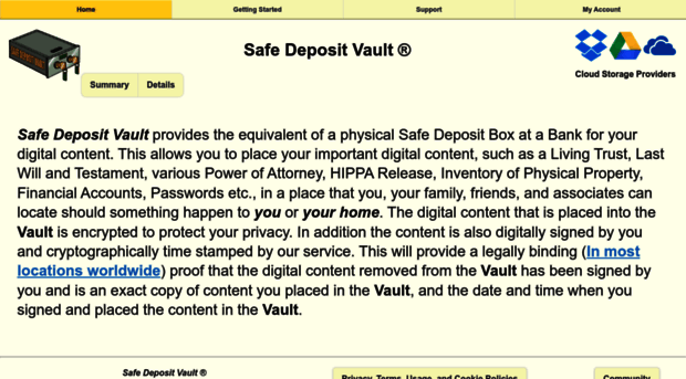 safedepositvault.com