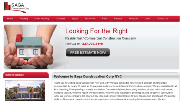 sagaconstructionnyc.com