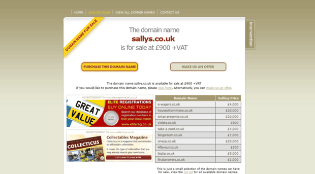 sallys.co.uk