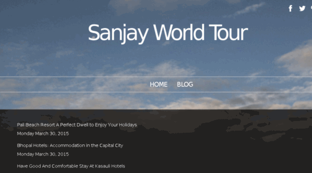 sanjayworldtour.snappages.com