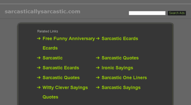 sarcasticallysarcastic.com
