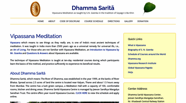 sarita.dhamma.org
