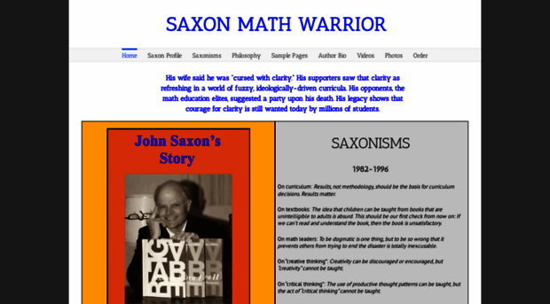 saxonmathwarrior.com