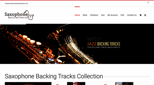 saxophonebackingtracks.com