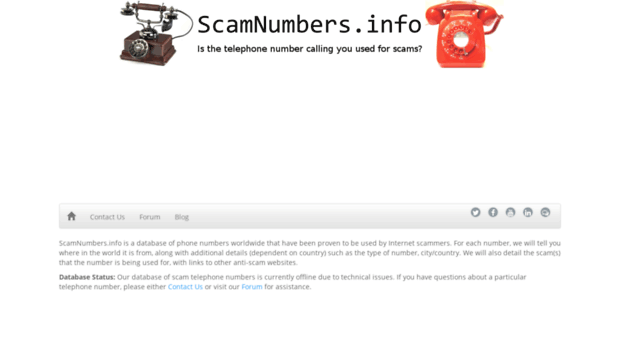 scamnumbers.info