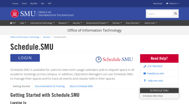 schedule.smu.edu