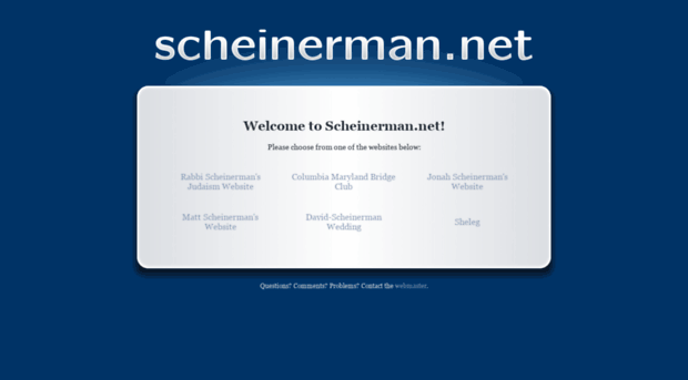 scheinerman.net