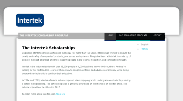 scholarships.intertek.com
