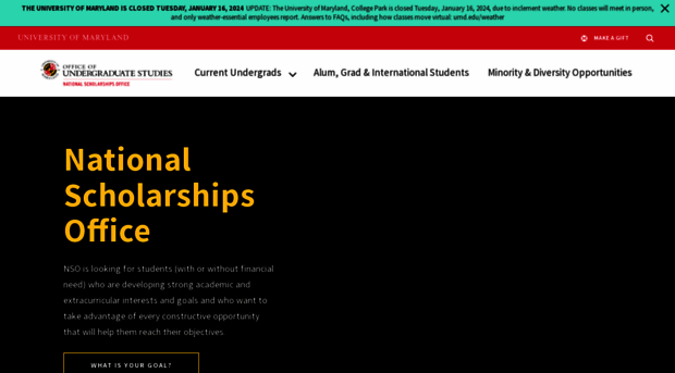 scholarships.umd.edu