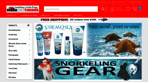 scubagearcanada.ca