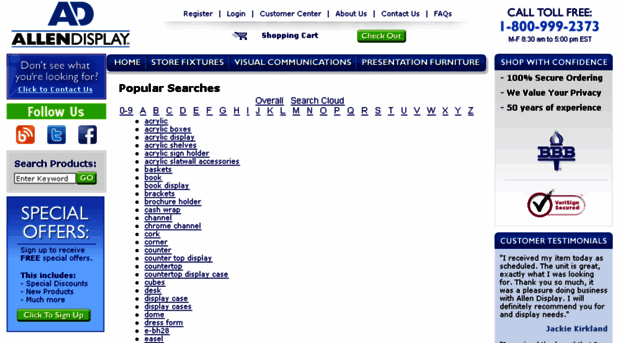 search.allendisplay.com