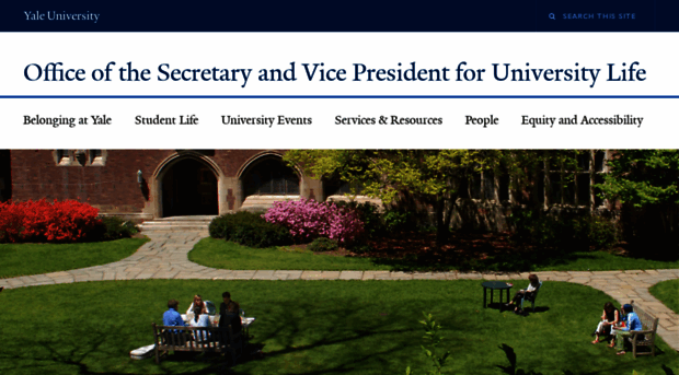 secretary.yale.edu