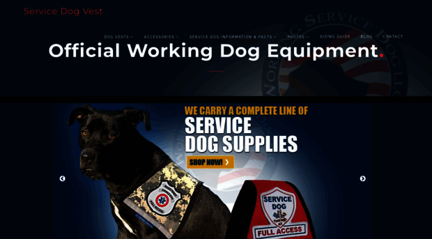 servicedogvest.com